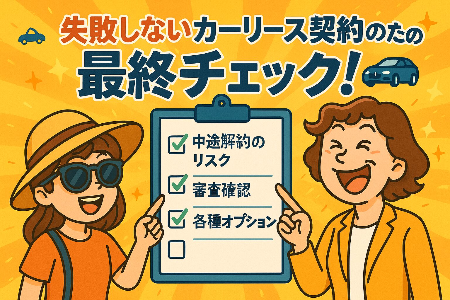 失敗しないカーリース契約