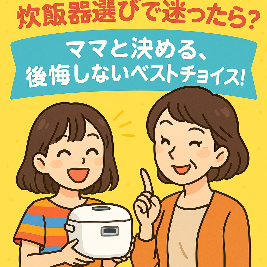 炊飯器 一人暮らし ニトリは買い？後悔しない選び方と代替モデルも紹介のアイキャッチ画像